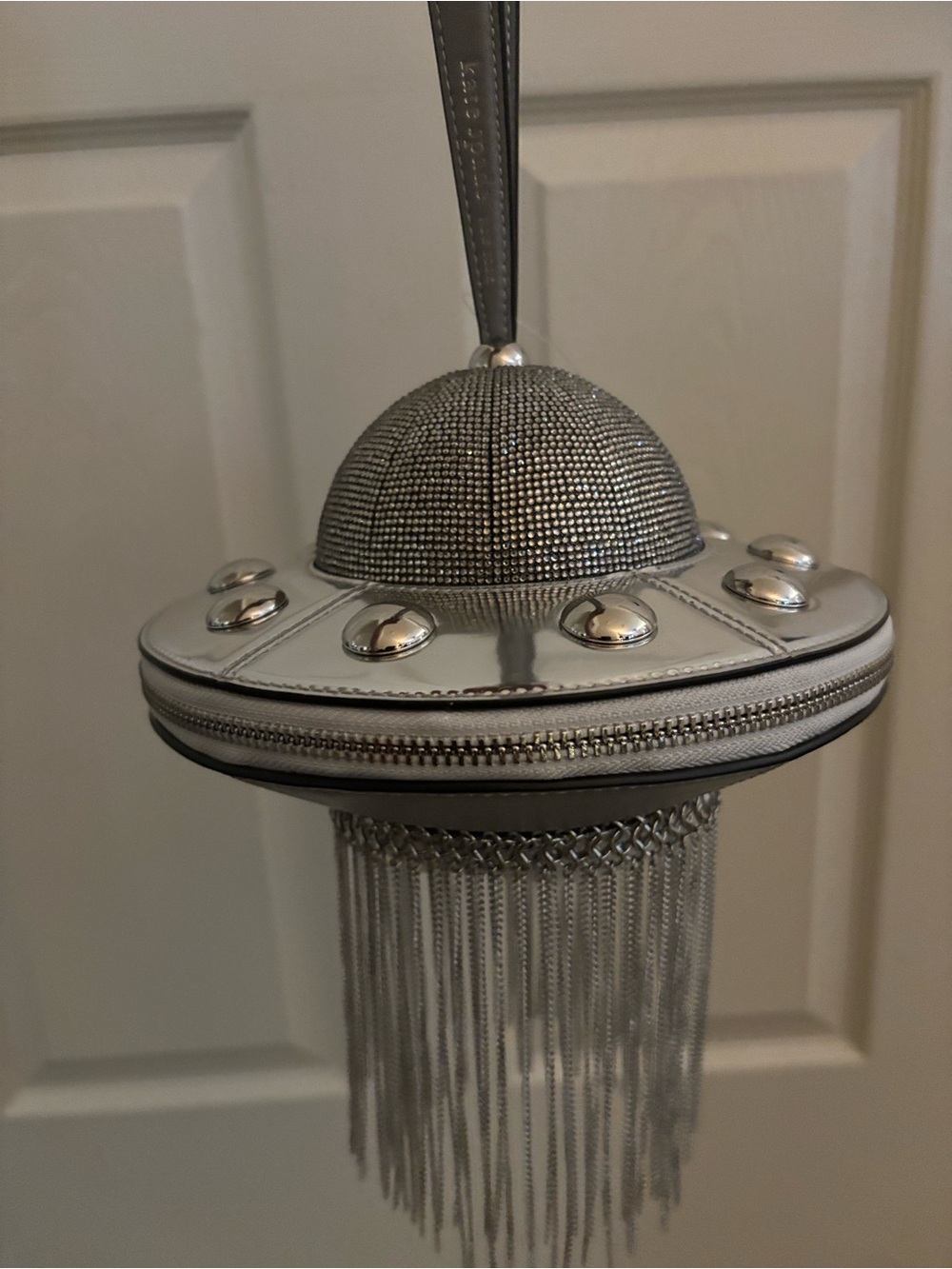 Kate Spade Silver UFO Fringe Ornament Charm